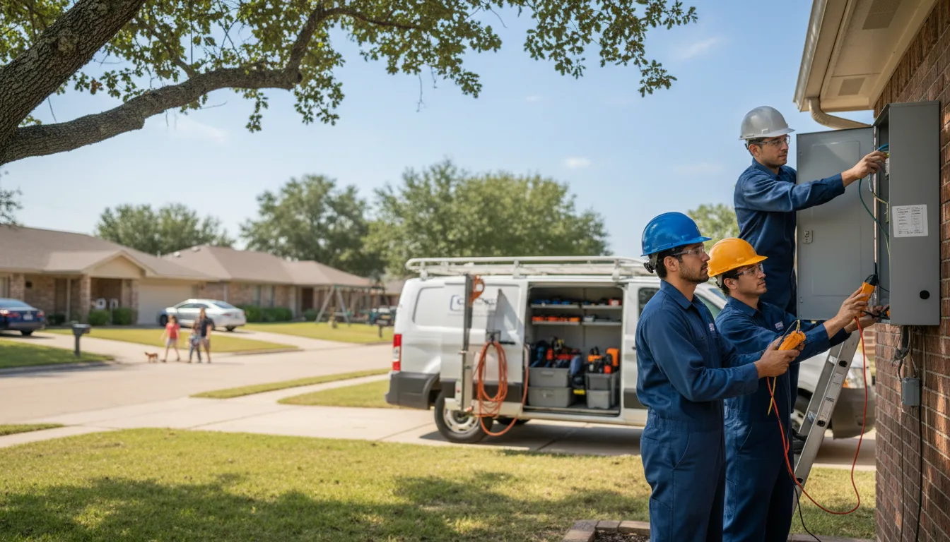 Certified electrician providing emergency electrical services in Liverpool, IL
